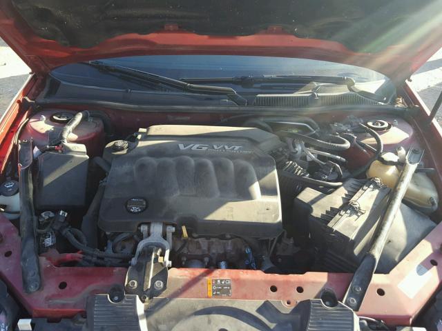 2G1WG5E30D1100592 - 2013 CHEVROLET IMPALA RED photo 7