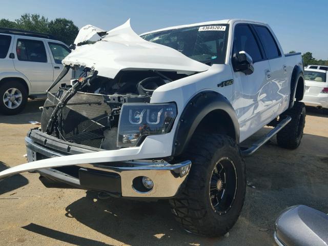 1FTFW1EF2CFC15909 - 2012 FORD F150 SUPER WHITE photo 2