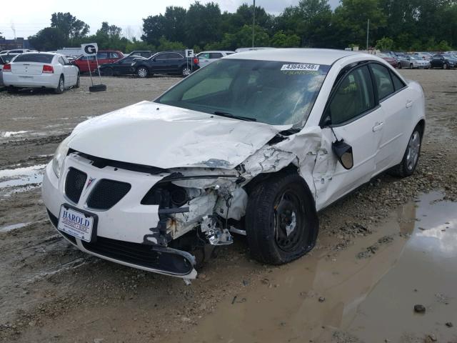 1G2ZF55B864213300 - 2006 PONTIAC G6 SE WHITE photo 2