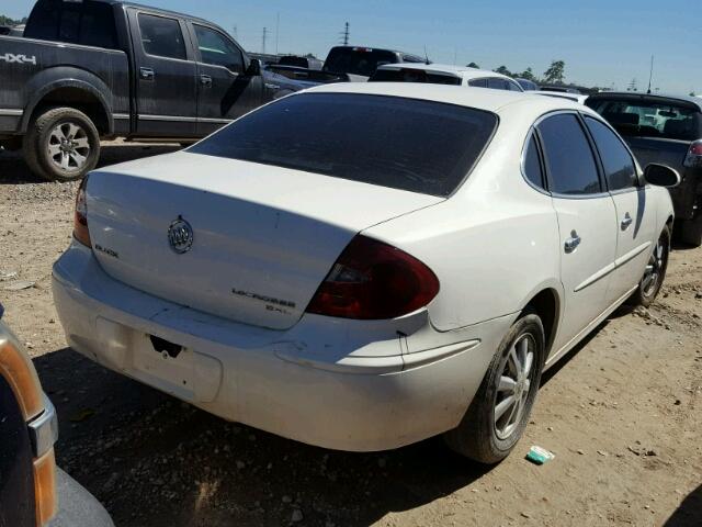 2G4WD562651252055 - 2005 BUICK LACROSSE C WHITE photo 4