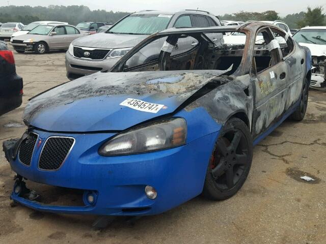 2G2WC58C271229554 - 2007 PONTIAC GRAND PRIX BLUE photo 2