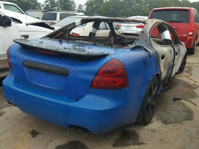 2G2WC58C271229554 - 2007 PONTIAC GRAND PRIX BLUE photo 4
