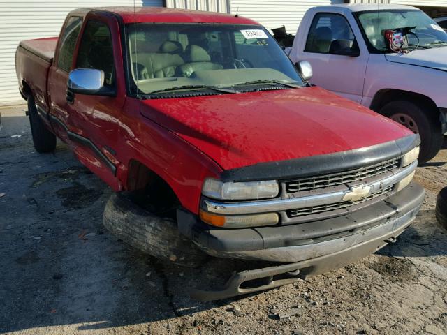 2GCEK19T021296020 - 2002 CHEVROLET SILVERADO RED photo 1