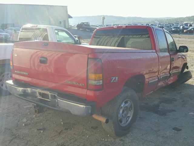 2GCEK19T021296020 - 2002 CHEVROLET SILVERADO RED photo 4