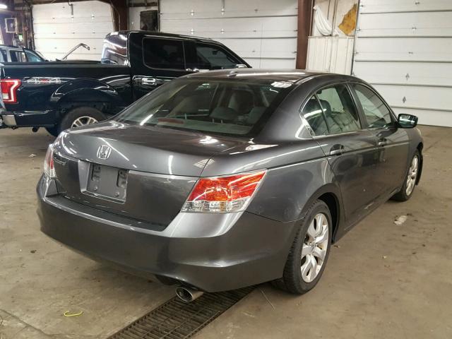 1HGCP2F83AA048283 - 2010 HONDA ACCORD EXL GRAY photo 4