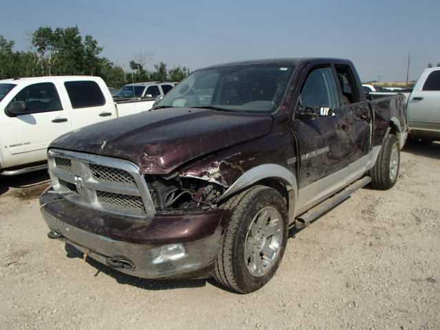 1C6RD7JT1CS211169 - 2012 DODGE RAM 1500 L BLACK photo 2