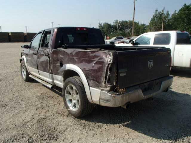 1C6RD7JT1CS211169 - 2012 DODGE RAM 1500 L BLACK photo 3