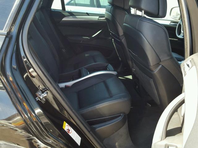 5UXFG83589LZ93236 - 2009 BMW X6 BLACK photo 6
