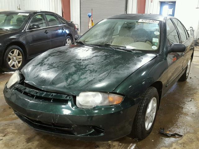 1G1JC52F047261337 - 2004 CHEVROLET CAVALIER GREEN photo 2