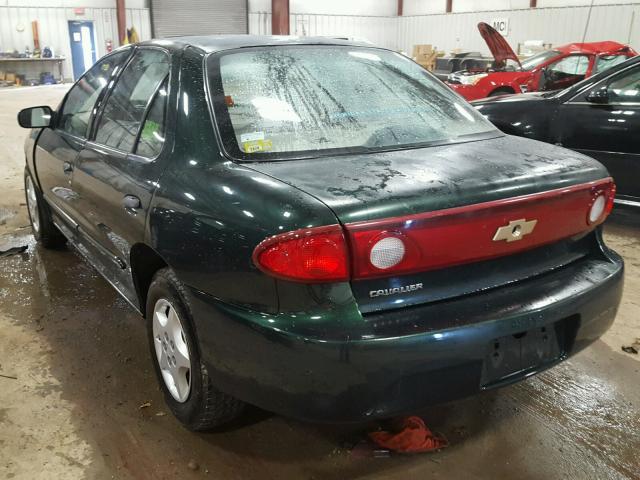 1G1JC52F047261337 - 2004 CHEVROLET CAVALIER GREEN photo 3