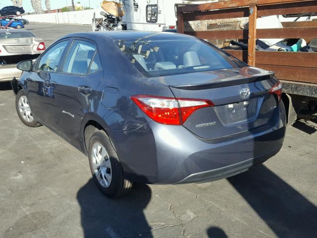 5YFBPRHE8FP230408 - 2015 TOYOTA COROLLA EC 灰色 照片 3