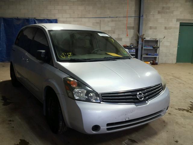 5N1BV28U17N113462 - 2007 NISSAN QUEST S SILVER photo 1