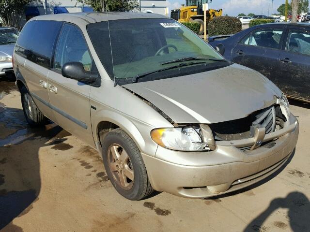 1D4GP45R65B311133 - 2005 DODGE CARAVAN SX GOLD photo 1