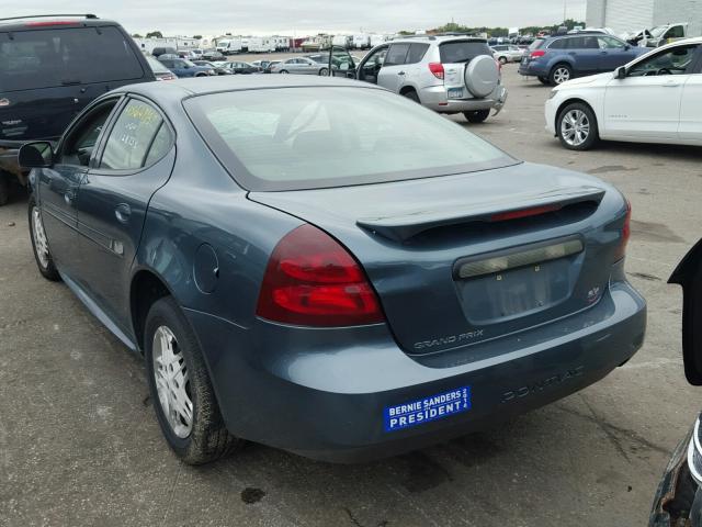 2G2WP552961145018 - 2006 PONTIAC GRAND PRIX TEAL photo 3