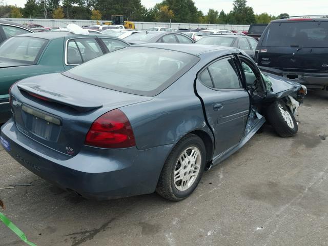 2G2WP552961145018 - 2006 PONTIAC GRAND PRIX TEAL photo 4