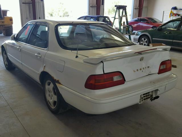 JH4KA7582RC015882 - 1994 ACURA LEGEND GS WHITE photo 3