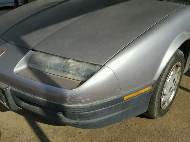 1G8ZH5283SZ160477 - 1995 SATURN SL1 SILVER photo 9