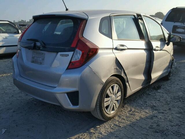 3HGGK5H56FM751925 - 2015 HONDA FIT LX SILVER photo 4