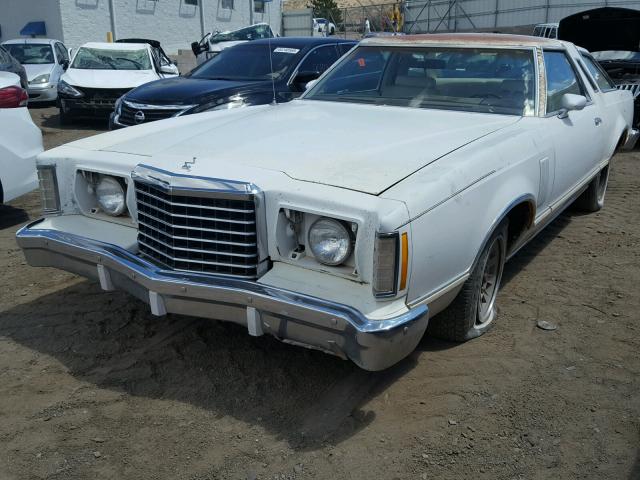 8J87H149803 - 1978 FORD THUNDERBIR WHITE photo 2