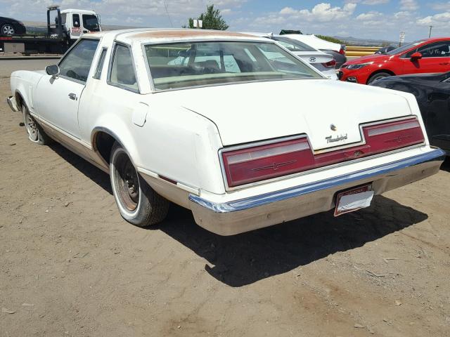 8J87H149803 - 1978 FORD THUNDERBIR WHITE photo 3