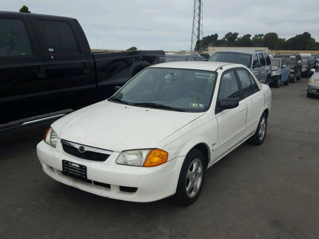 JM1BJ2219Y0285378 - 2000 MAZDA PROTEGE ES WHITE photo 2