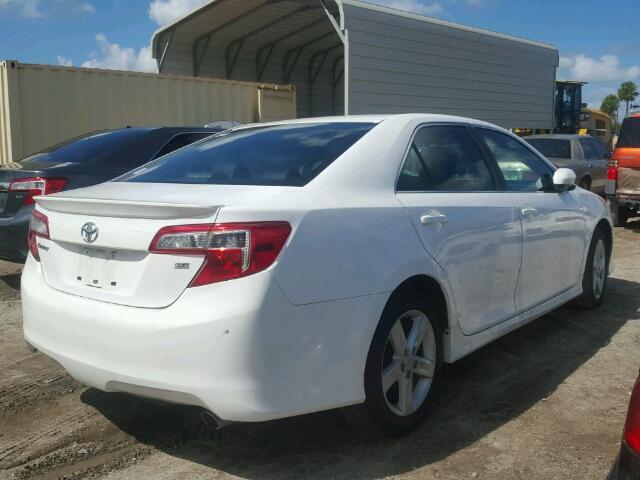 4T1BF1FK0CU178120 - 2012 TOYOTA CAMRY WHITE photo 4