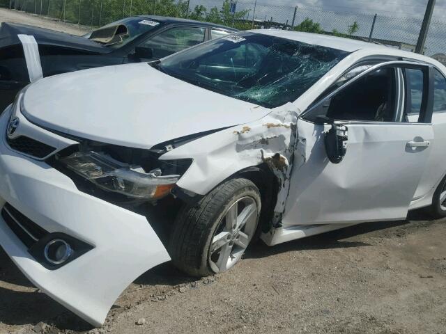 4T1BF1FK0CU178120 - 2012 TOYOTA CAMRY WHITE photo 9