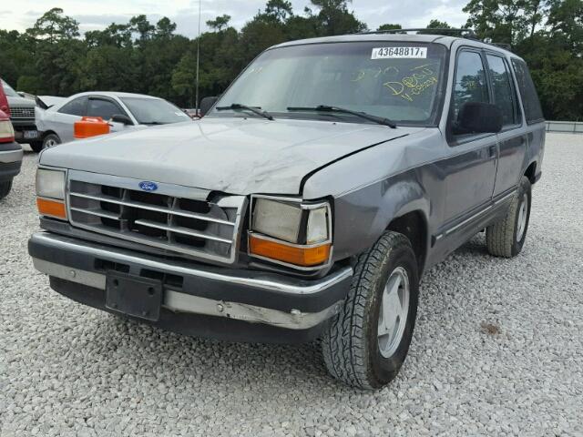 1FMDU32X6MUC85234 - 1991 FORD EXPLORER GRAY photo 2