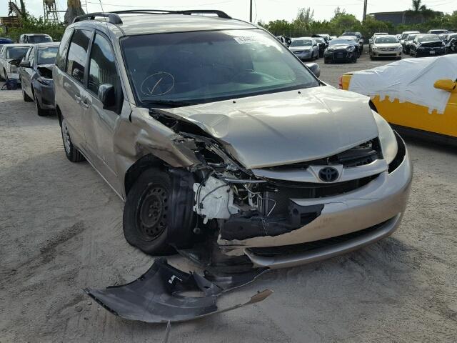 5TDZA23C66S583556 - 2006 TOYOTA SIENNA GOLD photo 1