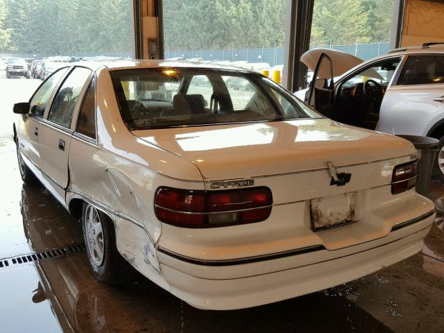 1G1BL53E8NR137087 - 1992 CHEVROLET CAPRICE WHITE photo 3