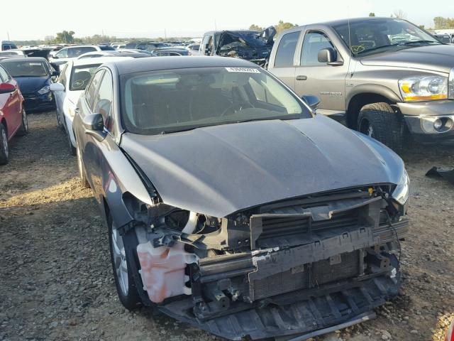 3FA6P0HD7ER353992 - 2014 FORD FUSION SE GRAY photo 9