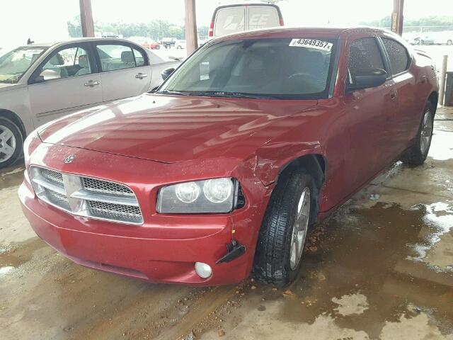 2B3KA33G98H271499 - 2008 DODGE CHARGER RED photo 2