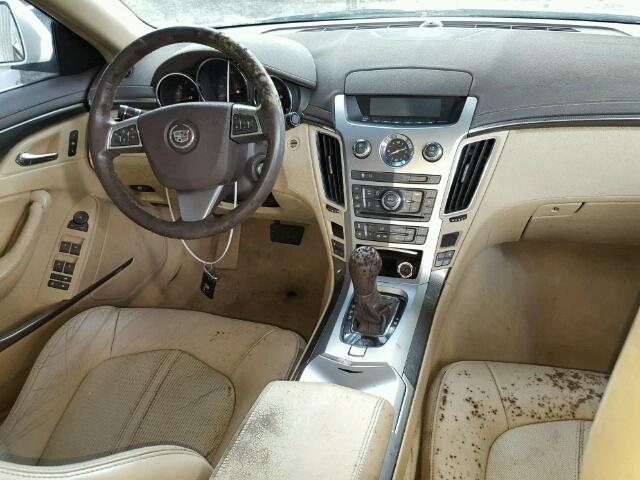 1G6DG577180192220 - 2008 CADILLAC CTS CREAM photo 9