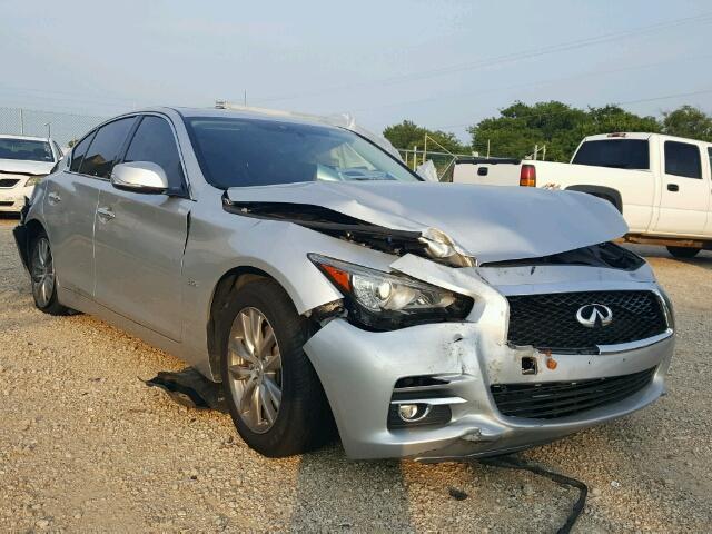 JN1EV7AP8HM732055 - 2017 INFINITI Q50 PREMIU SILVER photo 1