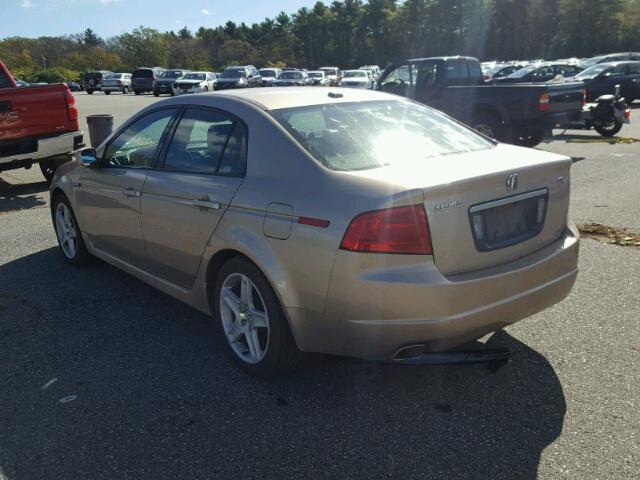 19UUA66265A030648 - 2005 ACURA TL TAN photo 3