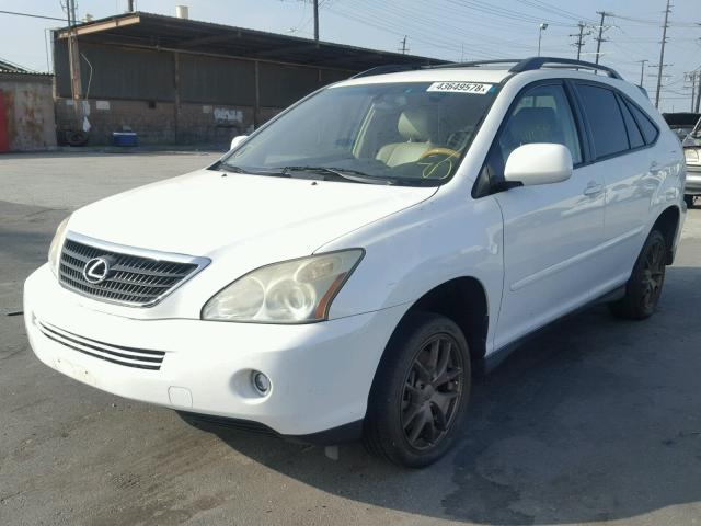 JTJGW31U560002767 - 2006 LEXUS RX 400 WHITE photo 2