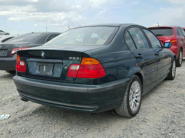 WBAAM3349YKC73074 - 2000 BMW 323 I GREEN photo 4