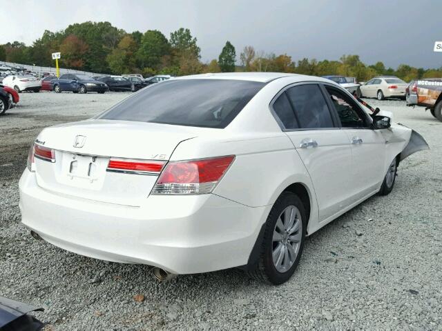 1HGCP3F88CA040902 - 2012 HONDA ACCORD EXL WHITE photo 4