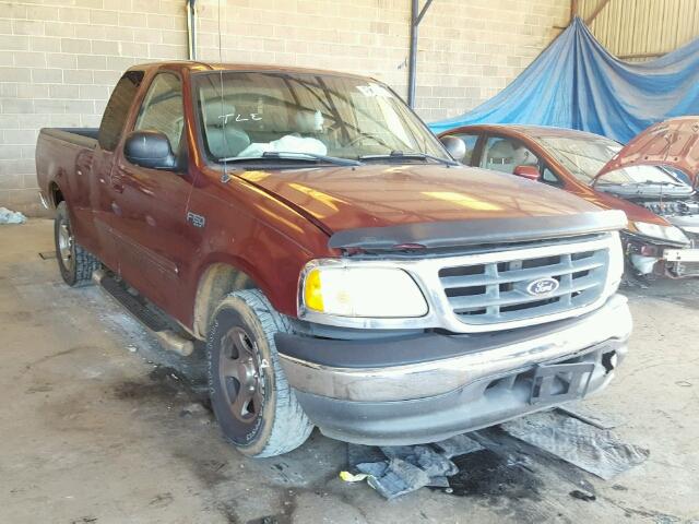 1FTRX17233NA40371 - 2003 FORD F150 BURGUNDY photo 1