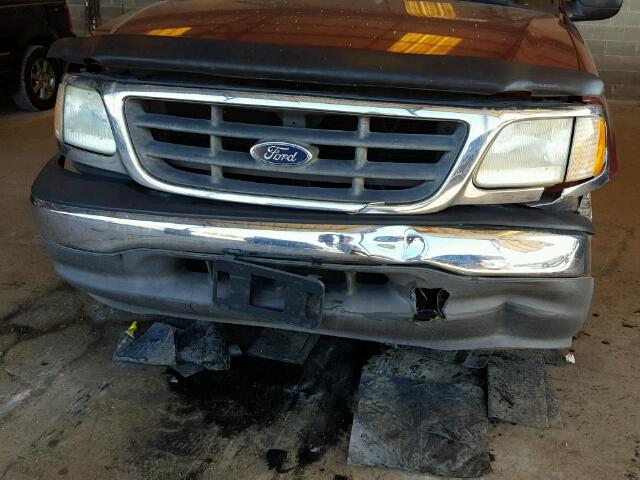 1FTRX17233NA40371 - 2003 FORD F150 BURGUNDY photo 9