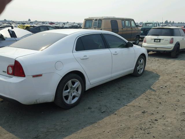 1G1ZA5E04AF286131 - 2010 CHEVROLET MALIBU LS თეთრი ფოტო 4