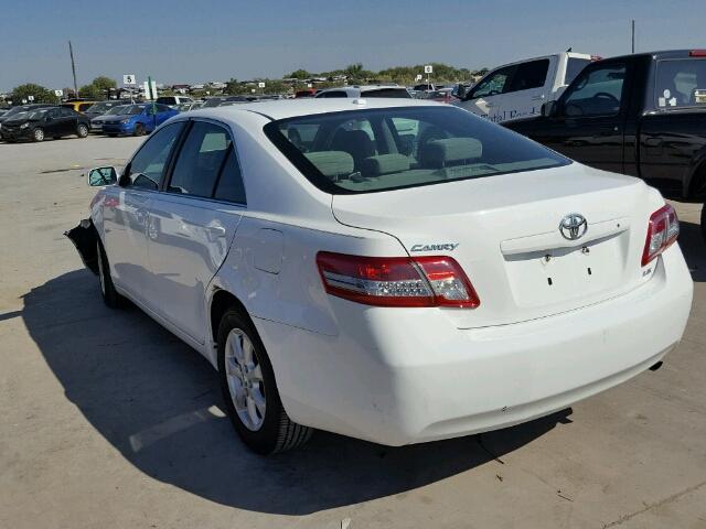 4T4BF3EK4BR155005 - 2011 TOYOTA CAMRY WHITE photo 3