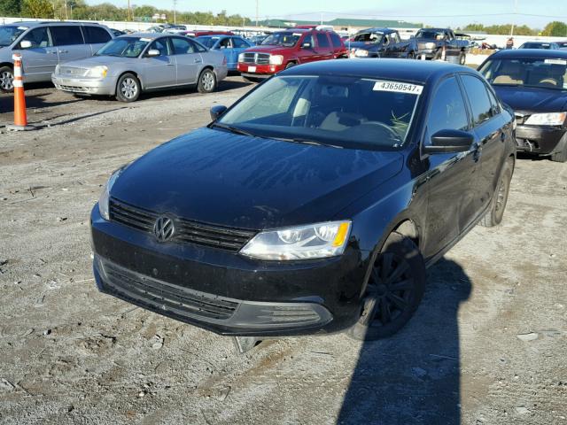 3VW2K7AJ5EM311234 - 2014 VOLKSWAGEN JETTA BASE 黑色 照片 2