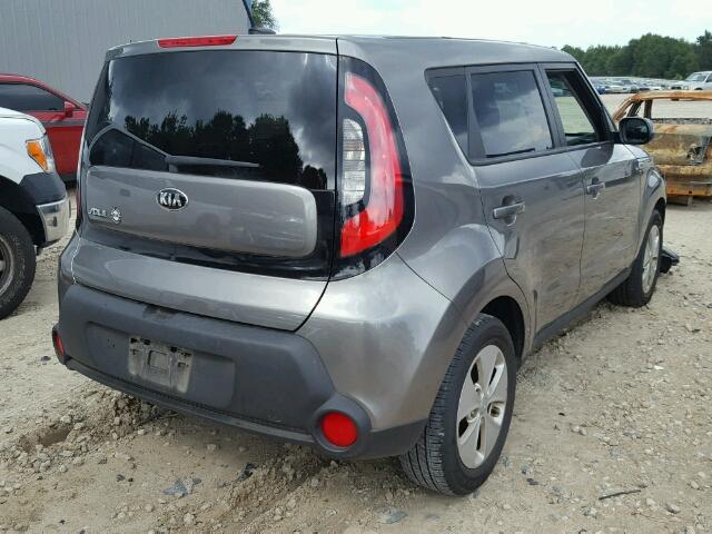 KNDJN2A25G7355698 - 2016 KIA SOUL GRAY photo 4