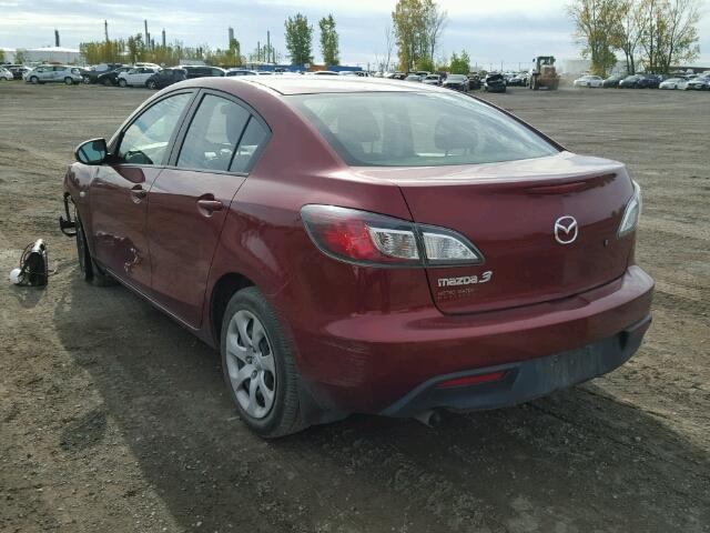 JM1BL1SF1A1303579 - 2010 MAZDA 3 I RED photo 3