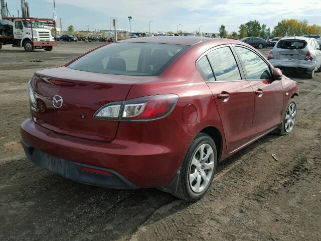 JM1BL1SF1A1303579 - 2010 MAZDA 3 I RED photo 4