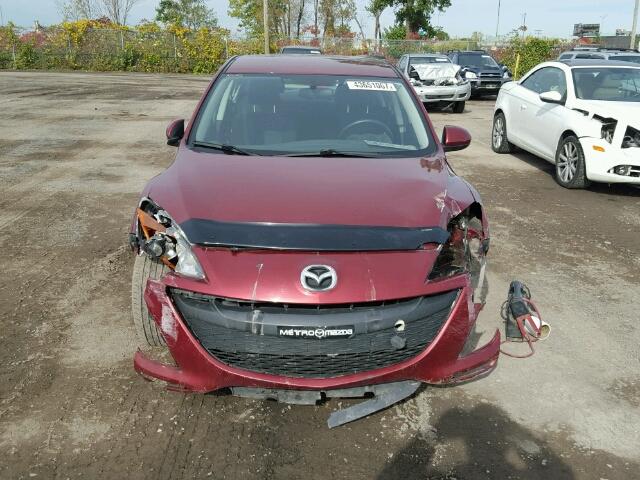 JM1BL1SF1A1303579 - 2010 MAZDA 3 I RED photo 9