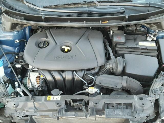 KMHD35LH7GU266606 - 2016 HYUNDAI ELANTRA GT BLUE photo 7