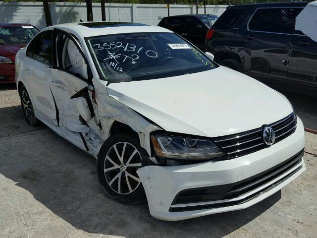 3VWB67AJ5HM223552 - 2017 VOLKSWAGEN JETTA SE WHITE photo 1