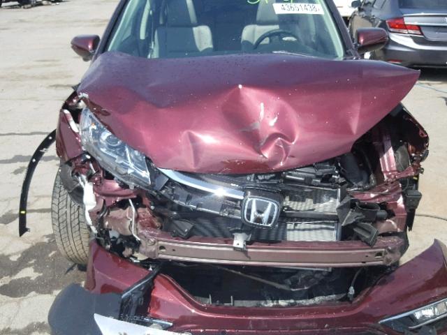 5J6RM4H92GL137451 - 2016 HONDA CR-V TOURI BURGUNDY photo 7